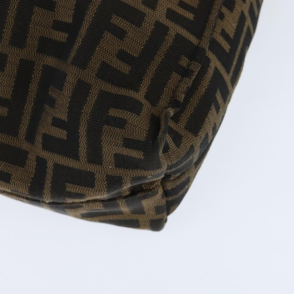 Fendi Open Shopping Tote Zucca Canvas Brown Canvas Tote Bag Bag
