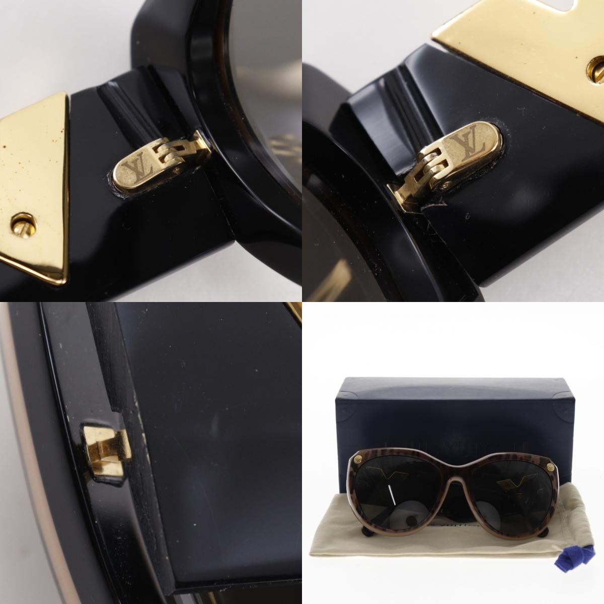 Louis Vuitton My Fair Lady Sunglasses Plastic Brown Plastic Sunglasse Accessory