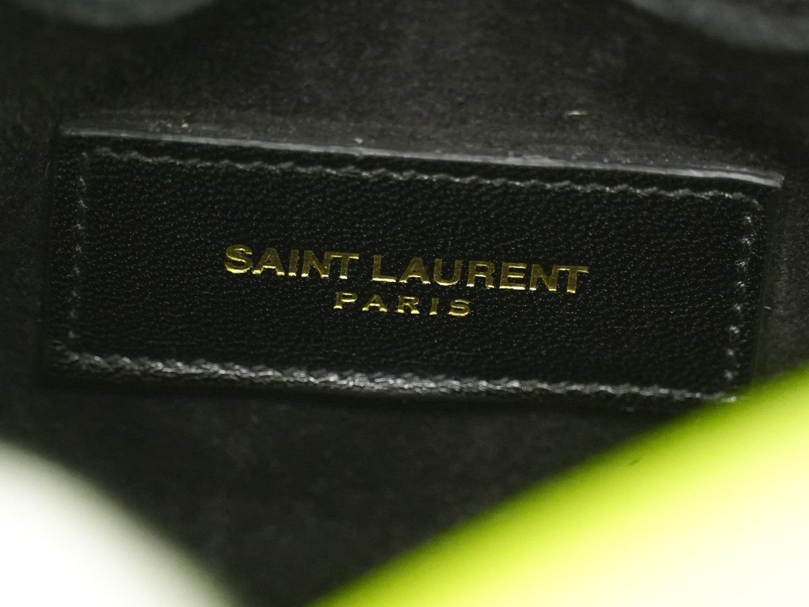 Saint Laurent Sac De Jour Nm Bag Leather Yellow Leather Handbag (Pre-Owned)
