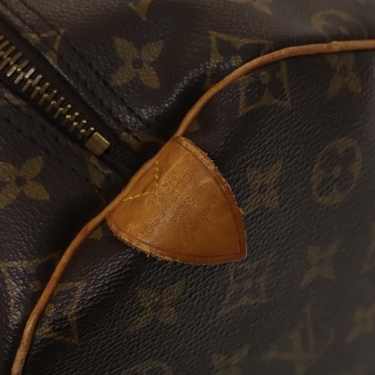 Louis Vuitton Keepall Bag Monogram Canvas Brown Canvas Travel Bag