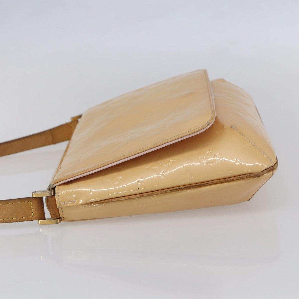 Louis Vuitton Thompson Street Handbag Monogram Vernis Beige Patent_Leather Shoulder Bag