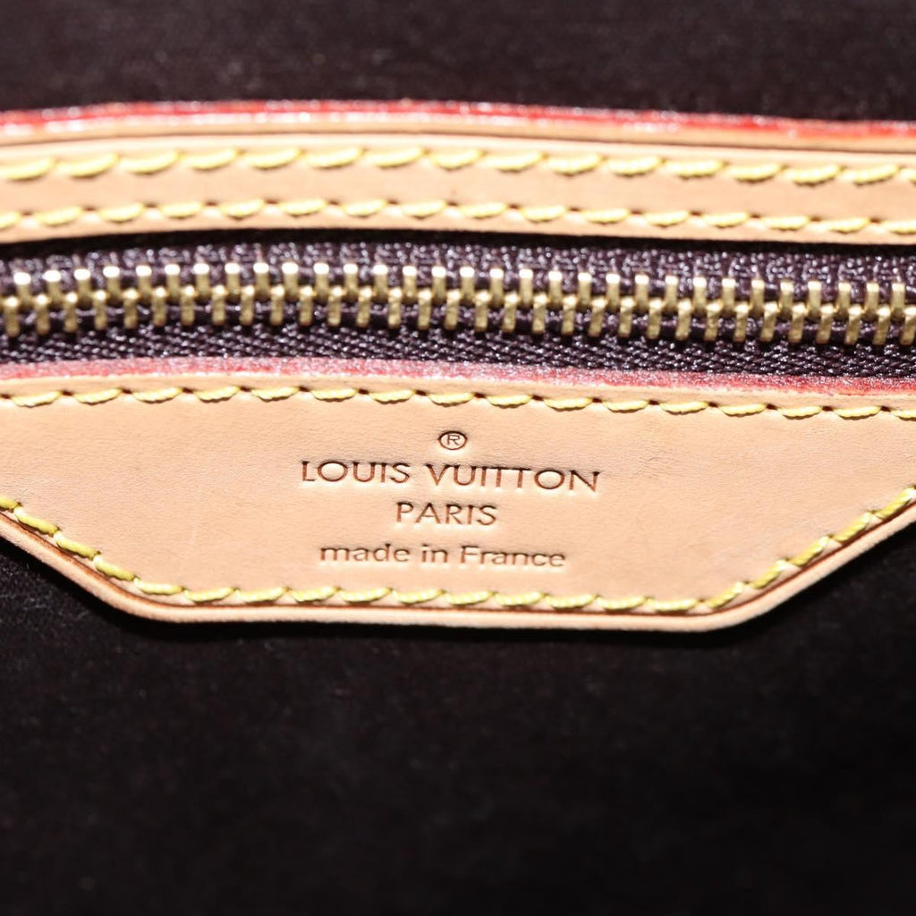 Louis Vuitton Brea Handbag Monogram Vernis Burgundy Patent_Leather Handbag