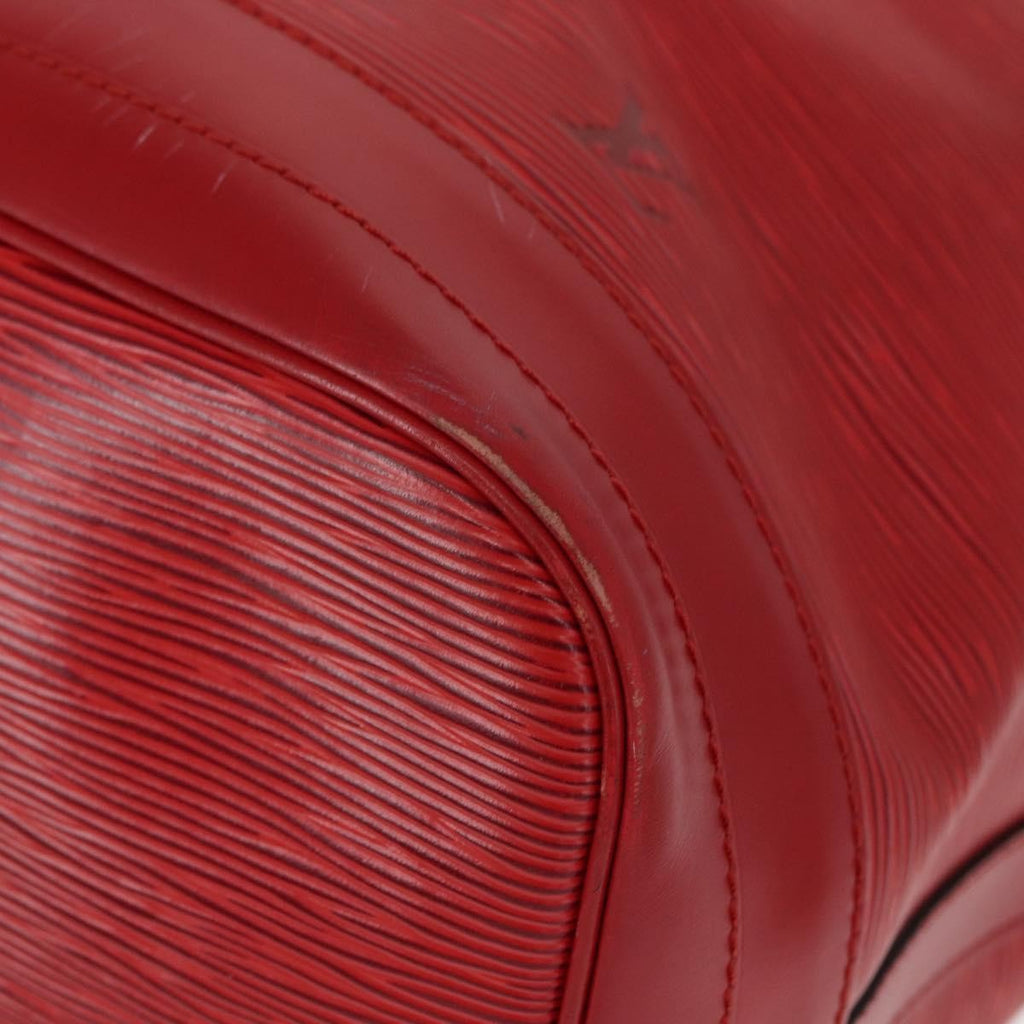 Louis Vuitton Petit Noe Nm Handbag Epi Leather Red Leather Shoulder Bag