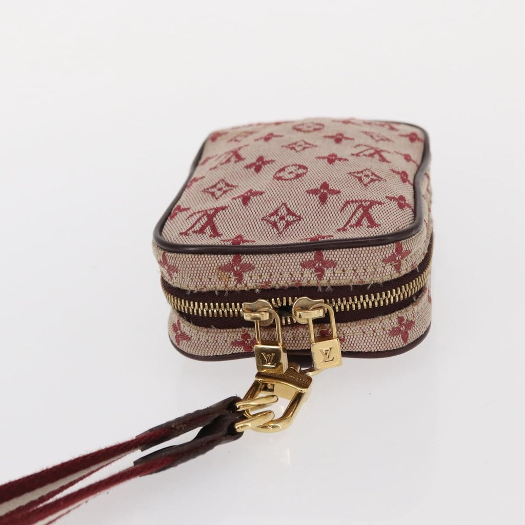 Louis Vuitton Camera Bag Mini Lin Red Canvas Clutche & Pouche Bag