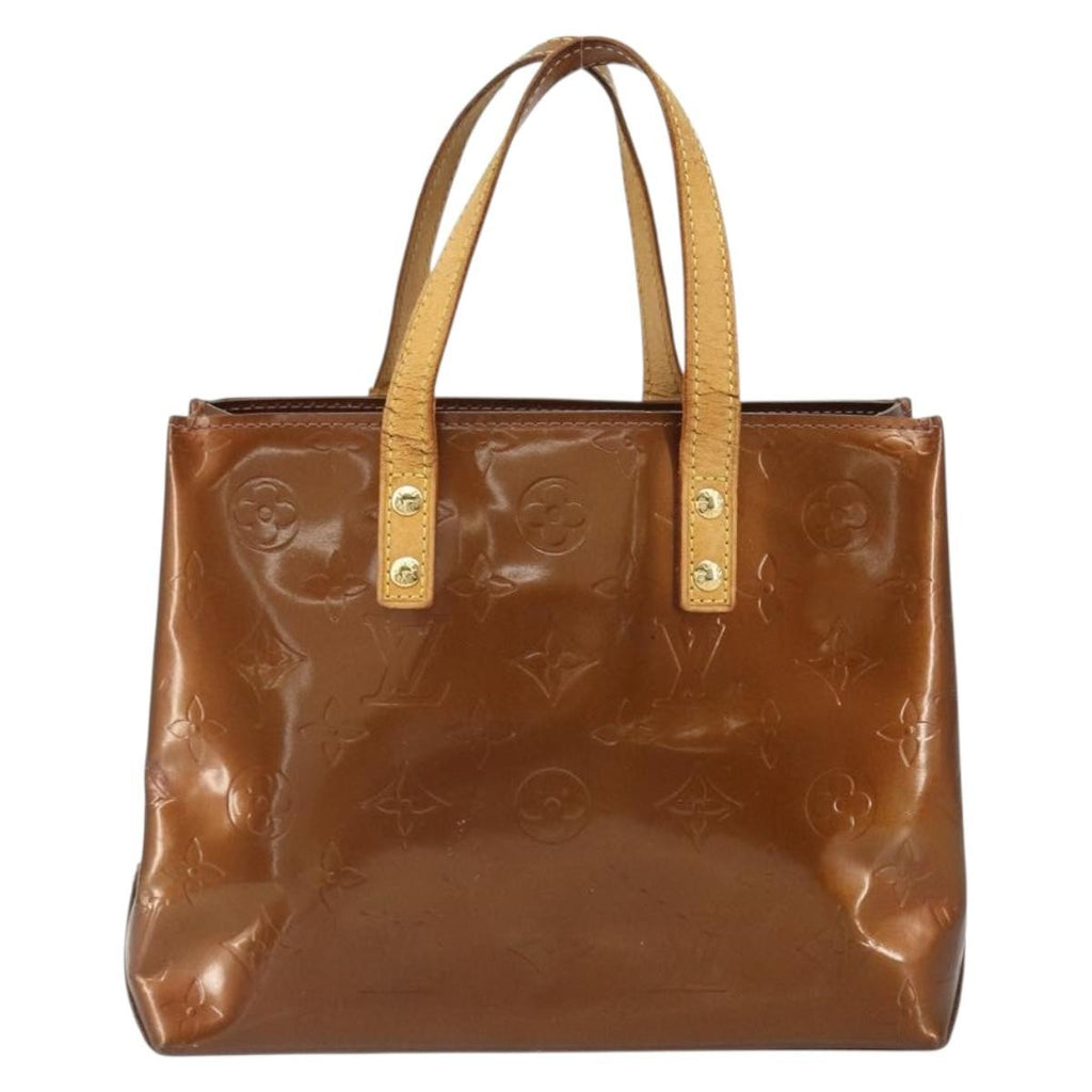Louis Vuitton Reade Handbag Monogram Vernis Brown Patent_Leather Handbag