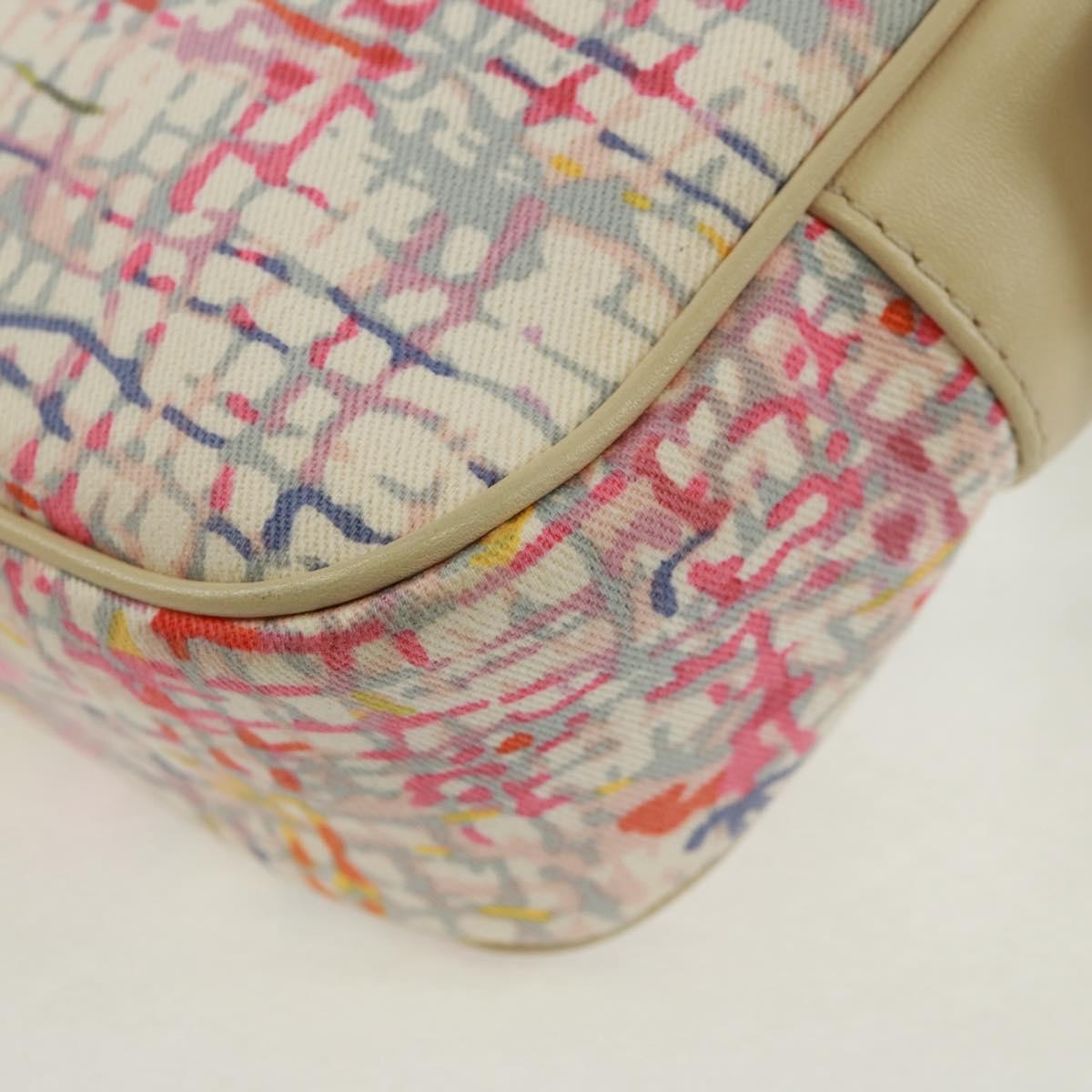 Chanel Vintage Clover Camera Bag Printed Canvas Multicolour Canvas Shoulder Bag Bag