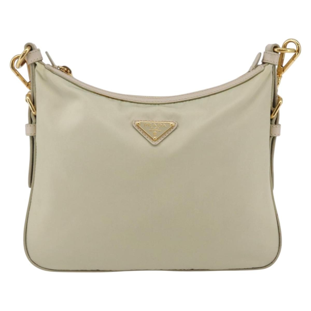 Prada Re-Edition 2005 Shoulder Bag Tessuto Beige Nylon Shoulder Bag Bag