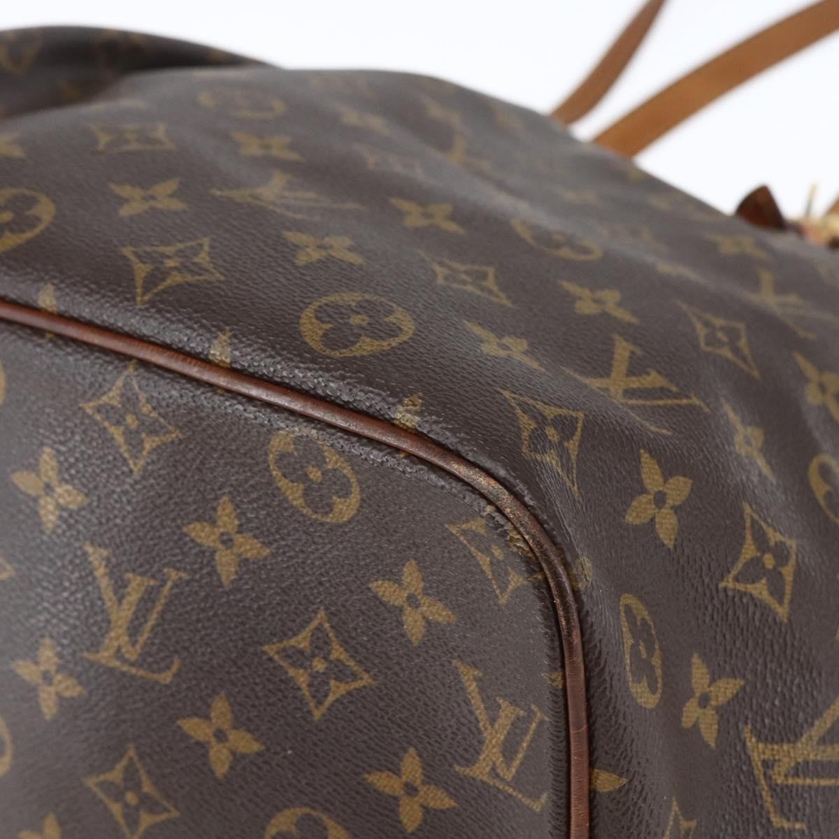 Louis Vuitton Palermo Handbag Monogram Canvas Brown Canvas Tote Bag