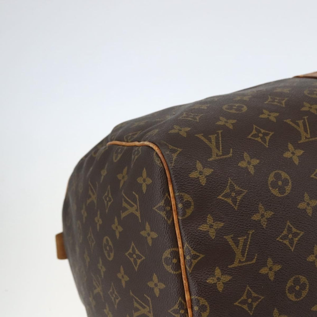 Louis Vuitton Keepall Bag Monogram Canvas Brown Canvas Travel Bag