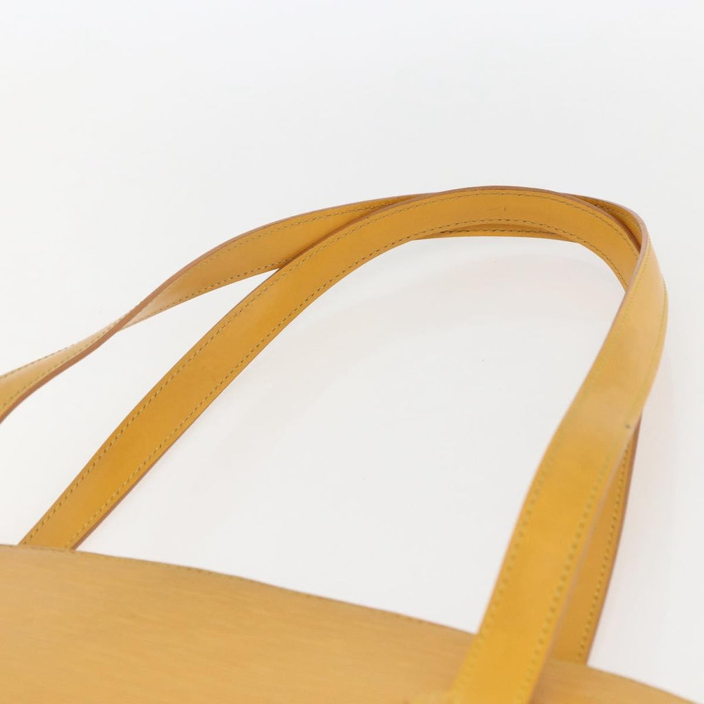 Louis Vuitton Lussac Handbag Epi Leather Yellow Leather Shoulder Bag