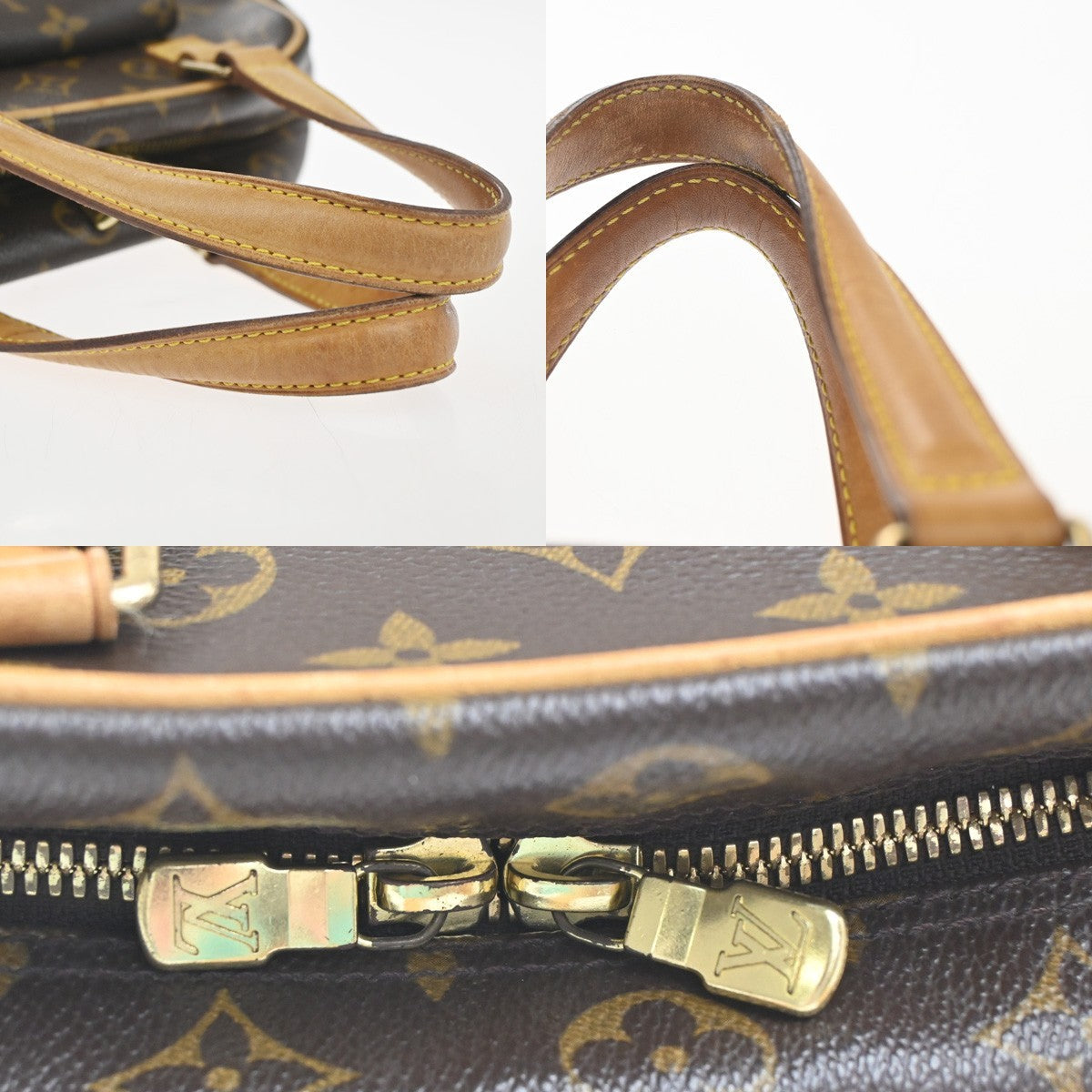 Louis Vuitton Excentri-Cite Handbag Monogram Canvas Brown Canvas Handbag