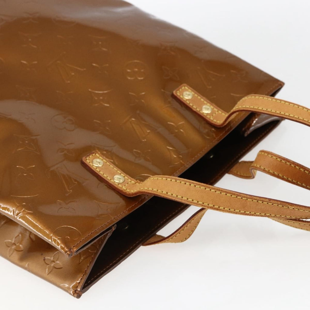 Louis Vuitton Reade Handbag Monogram Vernis Brown Patent_Leather Tote Bag