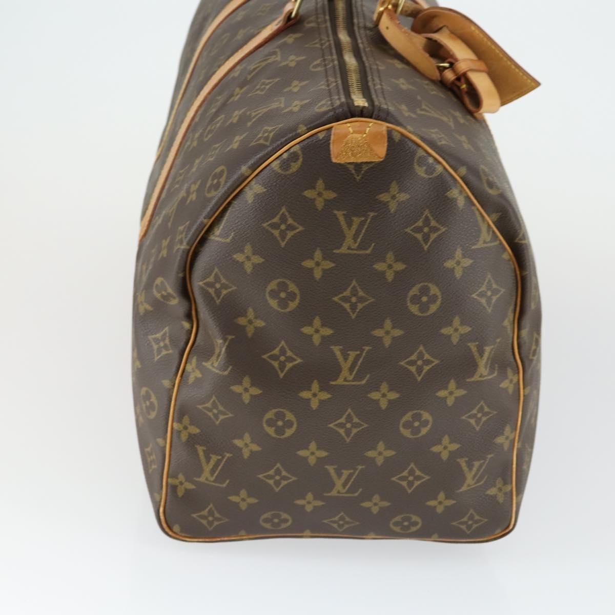 Louis Vuitton Keepall Bag Monogram Canvas Brown Canvas Travel Bag