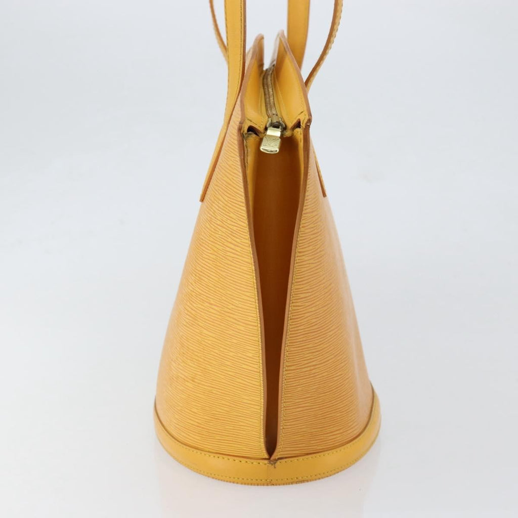 Louis Vuitton Saint Jacques Handbag Epi Leather Yellow Leather Handbag