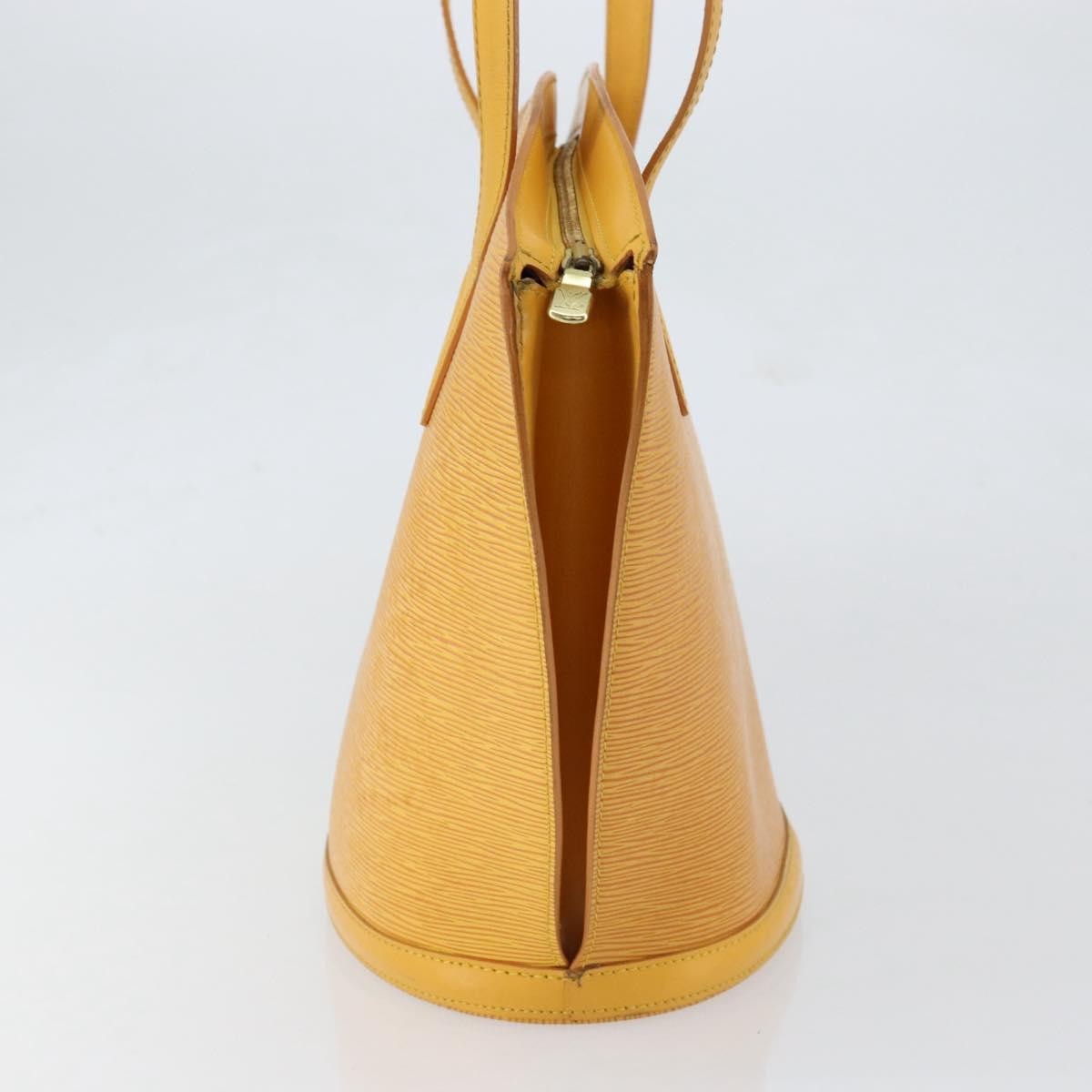 Louis Vuitton Saint Jacques Handbag Epi Leather Yellow Leather Handbag