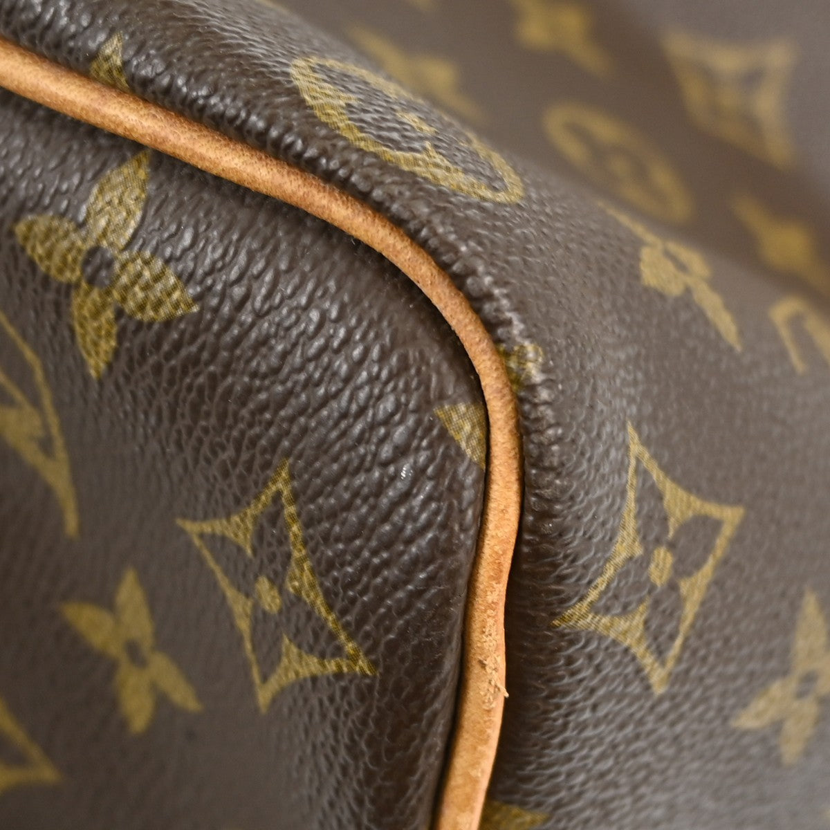 Louis Vuitton Keepall Bag Monogram Canvas Brown Canvas Travel Bag