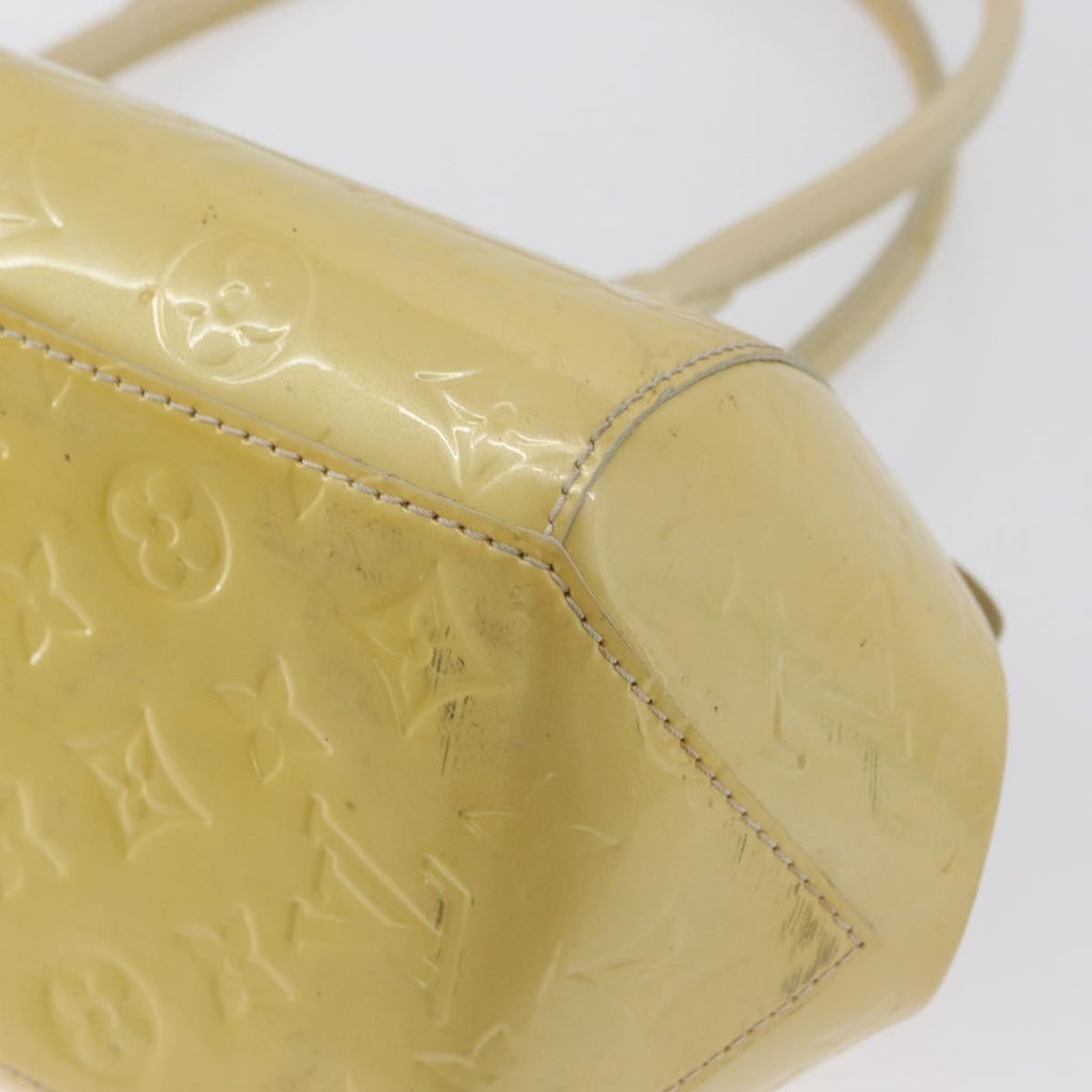 Louis Vuitton Sherwood Handbag Monogram Vernis Yellow Patent_Leather Handbag