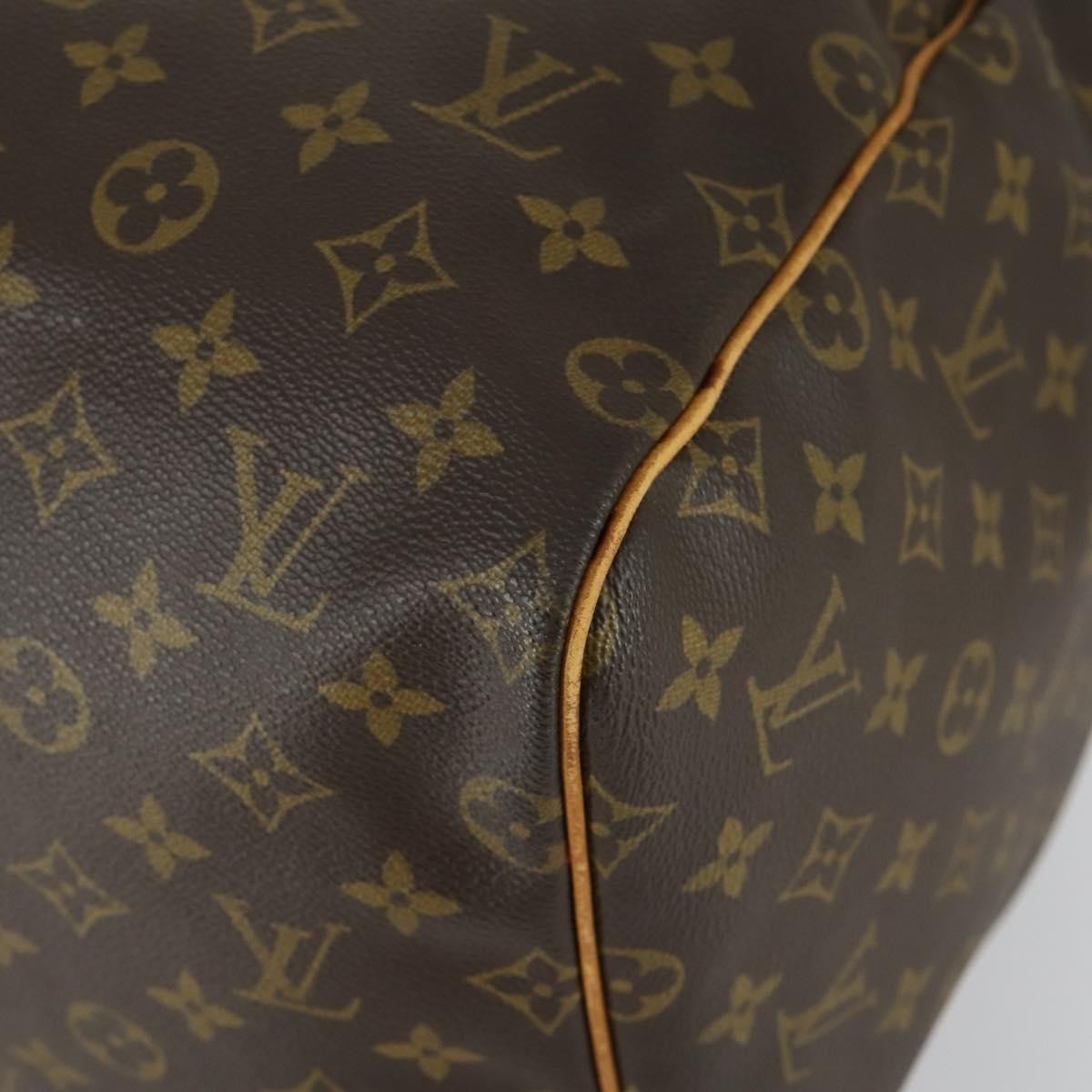 Louis Vuitton Keepall Bag Monogram Canvas Brown Canvas Travel Bag