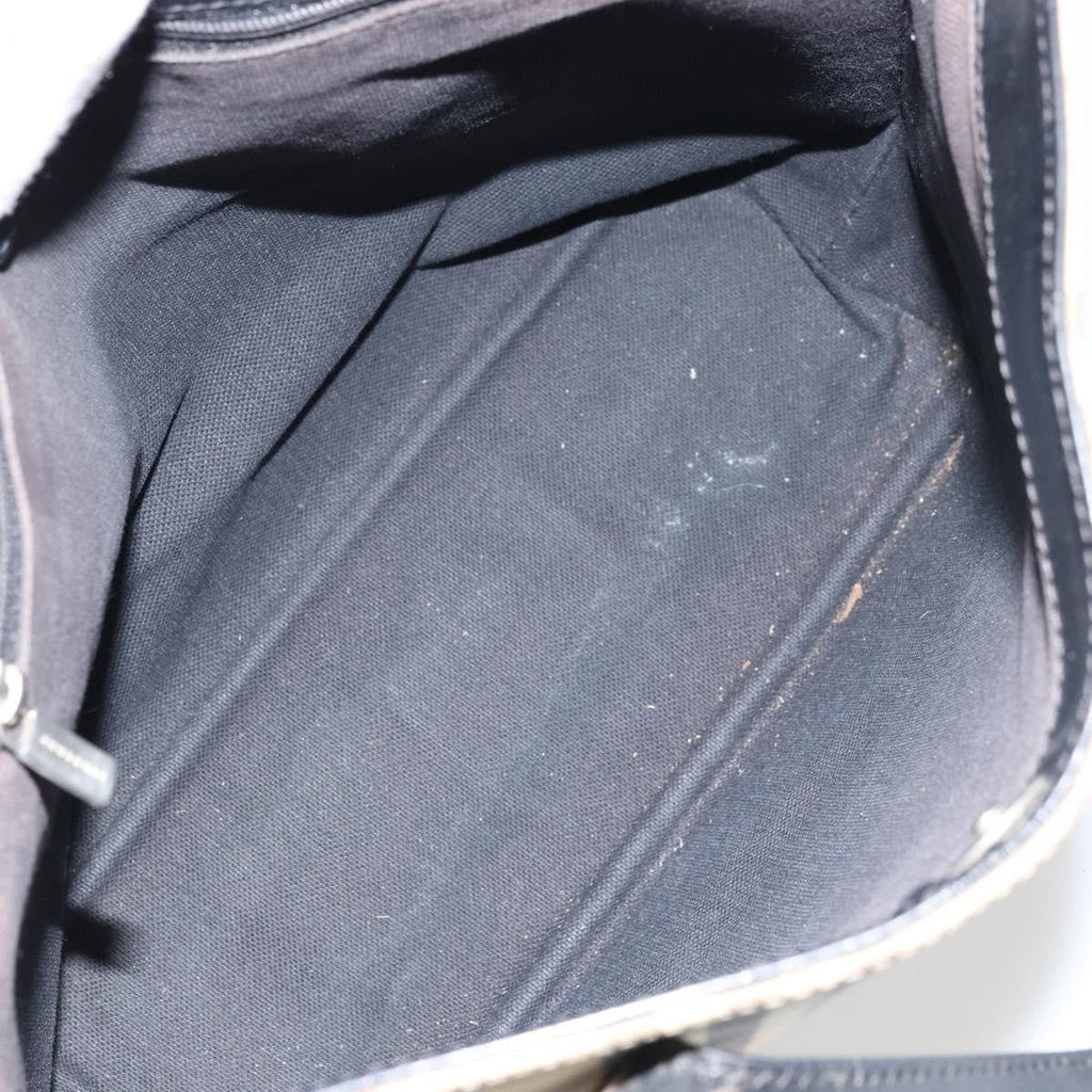 Burberry Nova Check Tote Canvas Check Pattern Beige Canvas Tote Bag