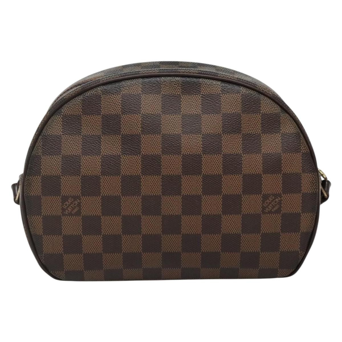 Louis Vuitton Blois Handbag Monogram Canvas Brown Canvas Shoulder Bag
