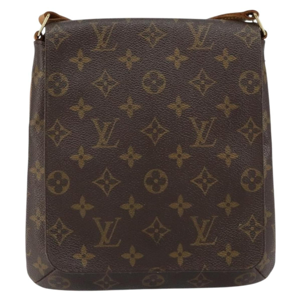 Louis Vuitton Musette Salsa Handbag Monogram Canvas Brown Canvas Shoulder Bag