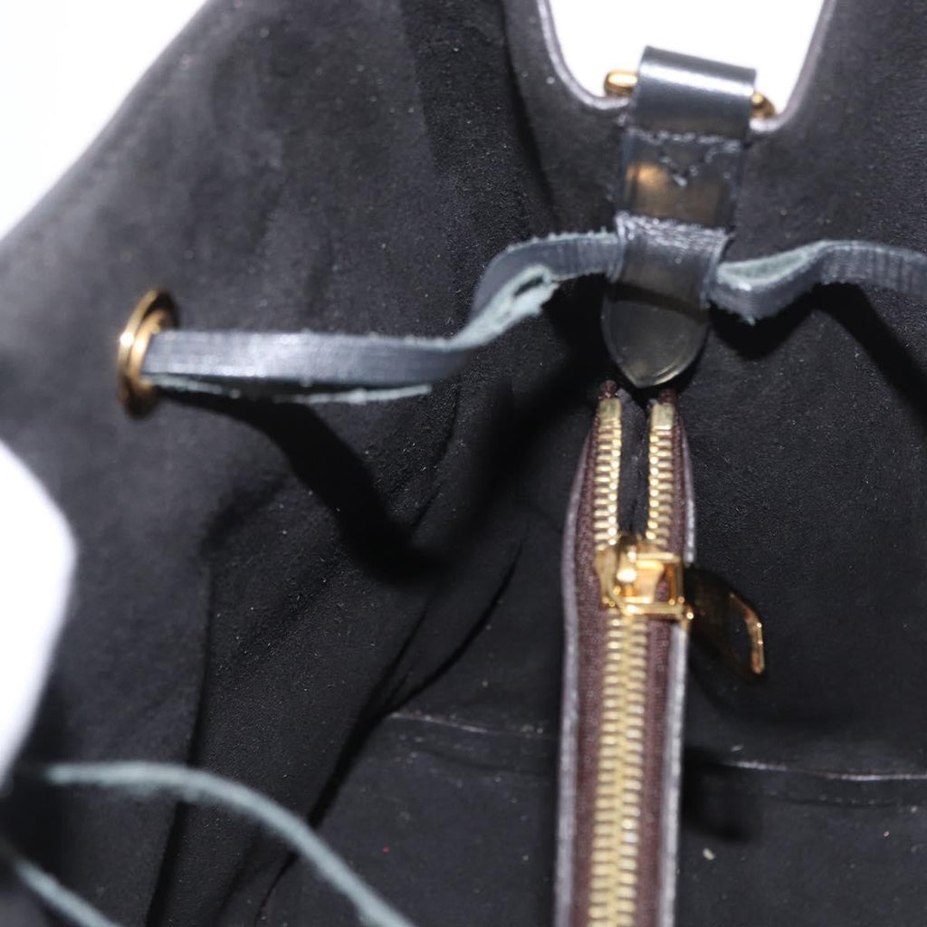Louis Vuitton Neonoe Handbag Monogram Canvas Black Canvas Shoulder Bag