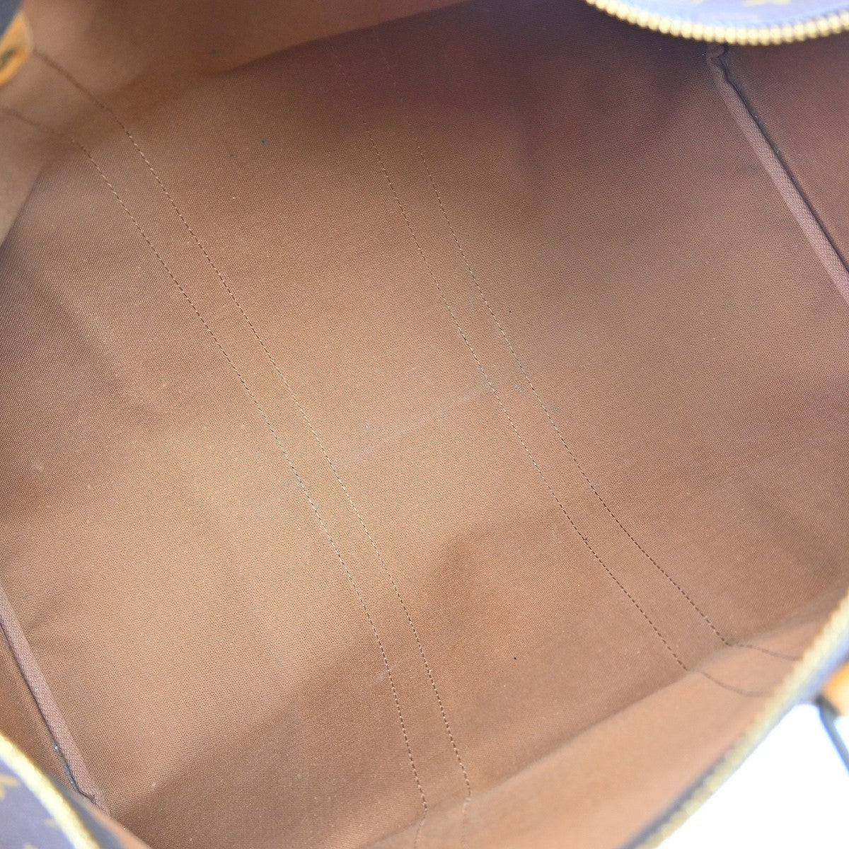 Louis Vuitton Keepall Bag Monogram Canvas Brown Canvas Travel Bag
