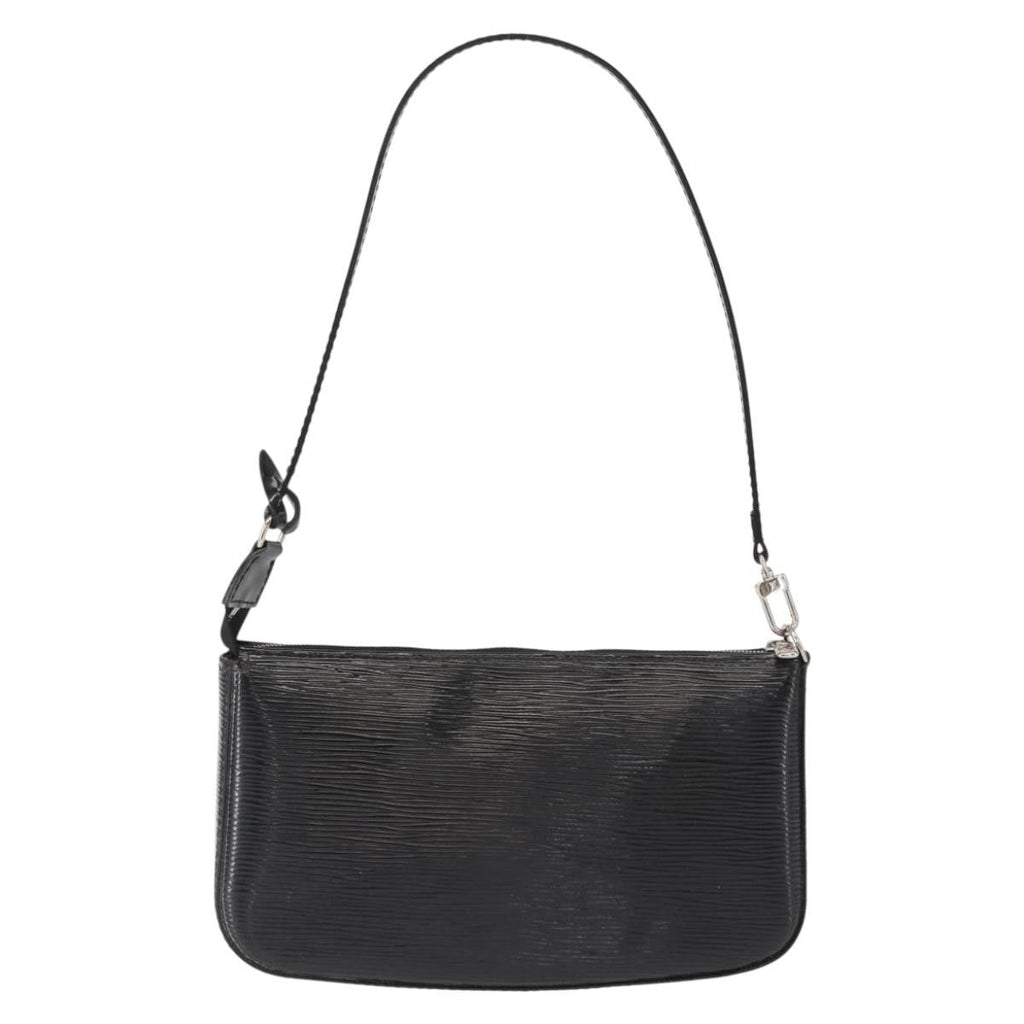 Louis Vuitton Pochette Accessoires Nm Electric Epi Leather Black Leather Clutche & Pouche Bag