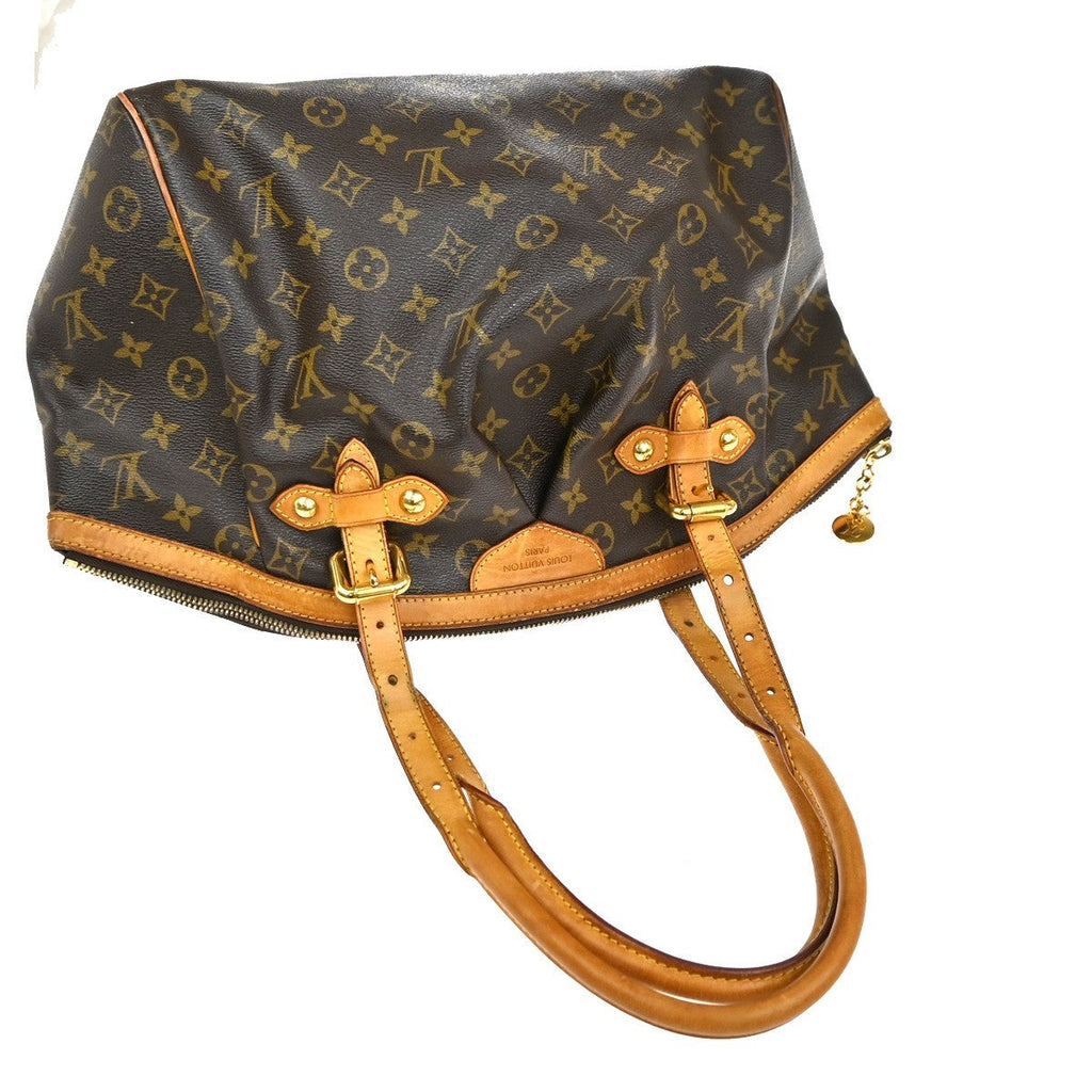 Louis Vuitton Tivoli Handbag Monogram Canvas Brown Canvas Shoulder Bag