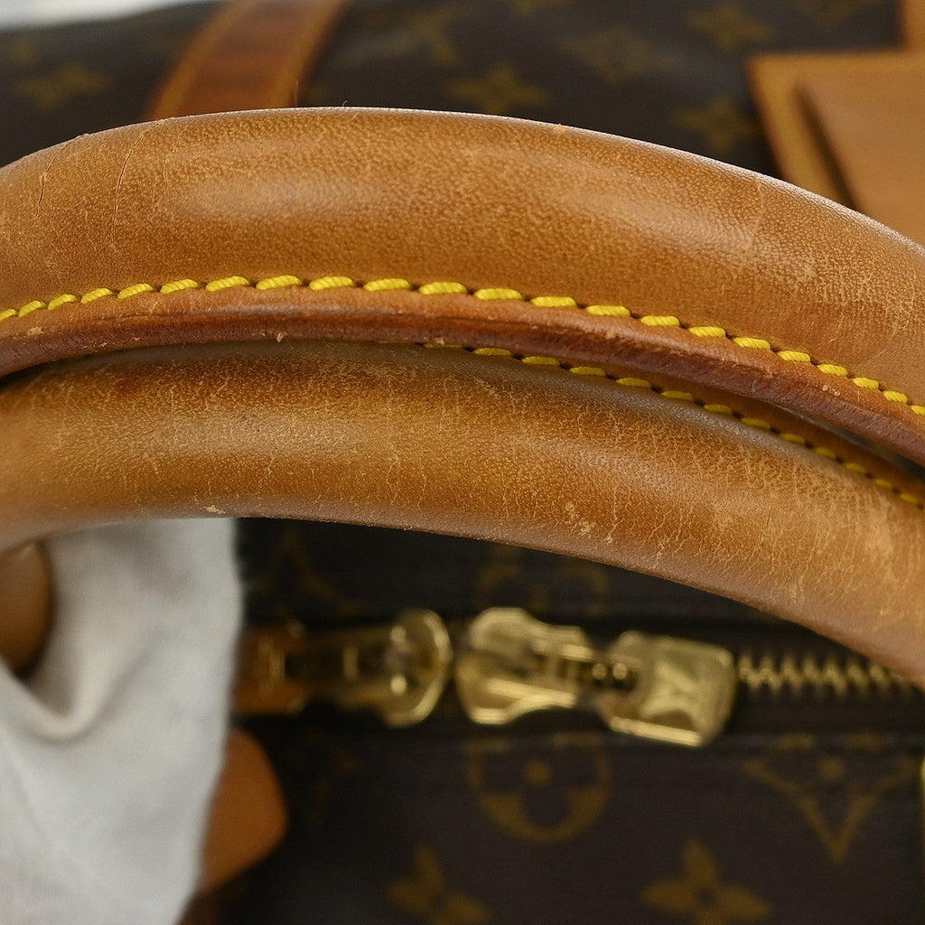 Louis Vuitton Keepall Bag Monogram Canvas Brown Canvas Travel Bag