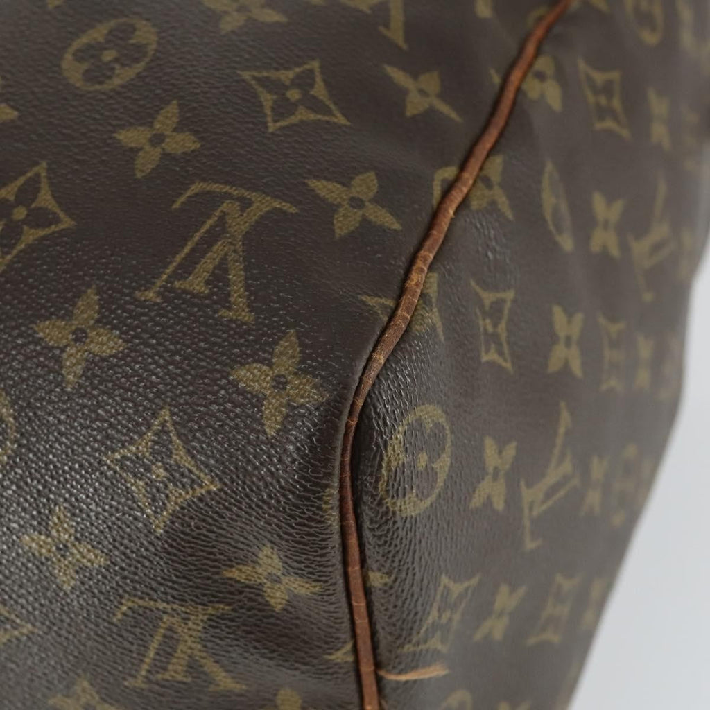Louis Vuitton Keepall Bag Monogram Canvas Brown Canvas Travel Bag