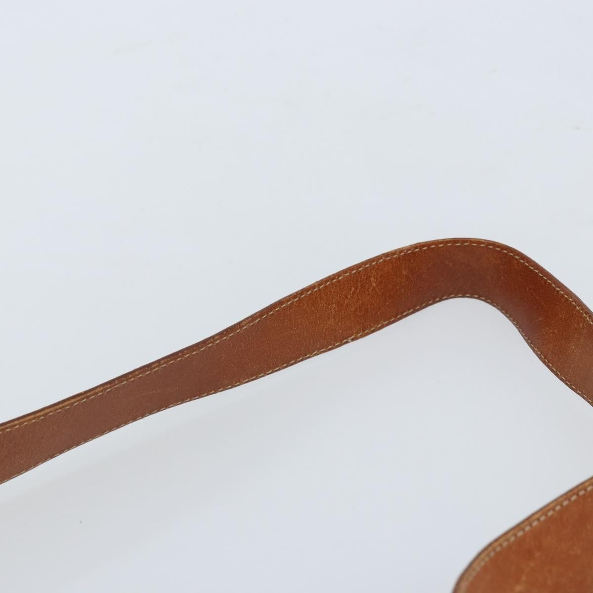 Celine Vintage Macadam Shoulder Bag Canvas And Leather Brown Canvas Shoulder Bag Bag