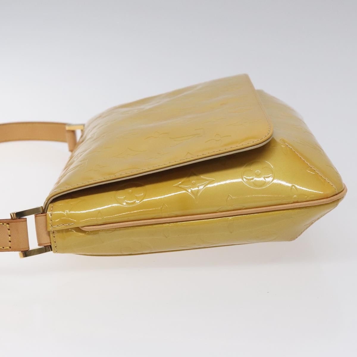 Louis Vuitton Thompson Street Handbag Monogram Vernis Beige Patent_Leather Bag