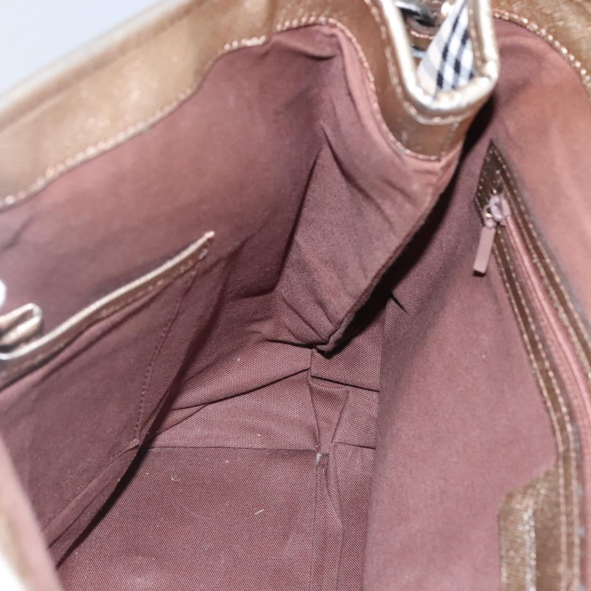 Burberry Nova Check Tote Canvas And Leather Beige Canvas Tote Bag