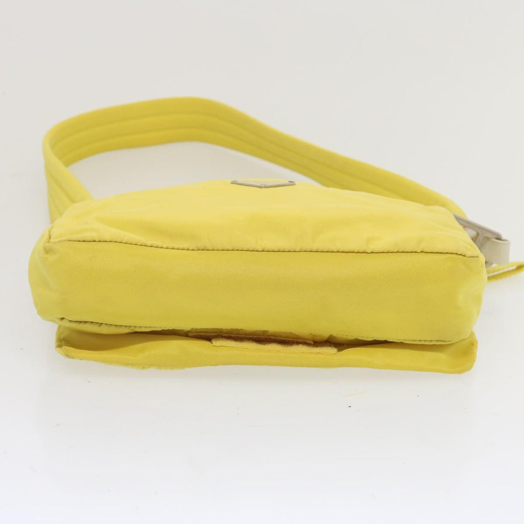 Prada Vintage Shoulder Bag Tessuto Yellow Nylon Shoulder Bag Bag