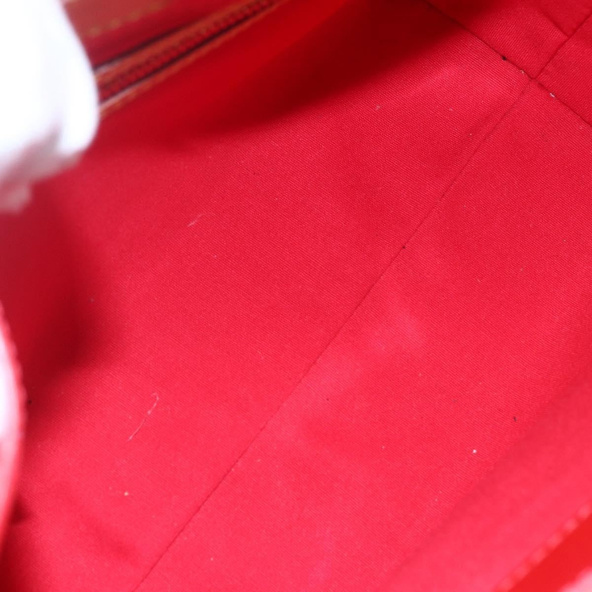 Louis Vuitton Reade Handbag Monogram Vernis Red Patent_Leather Handbag