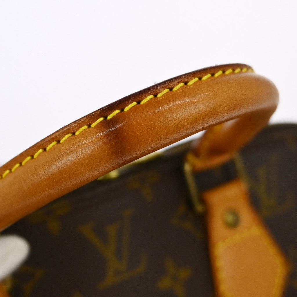 Louis Vuitton Alma Handbag Monogram Canvas Brown Canvas Handbag