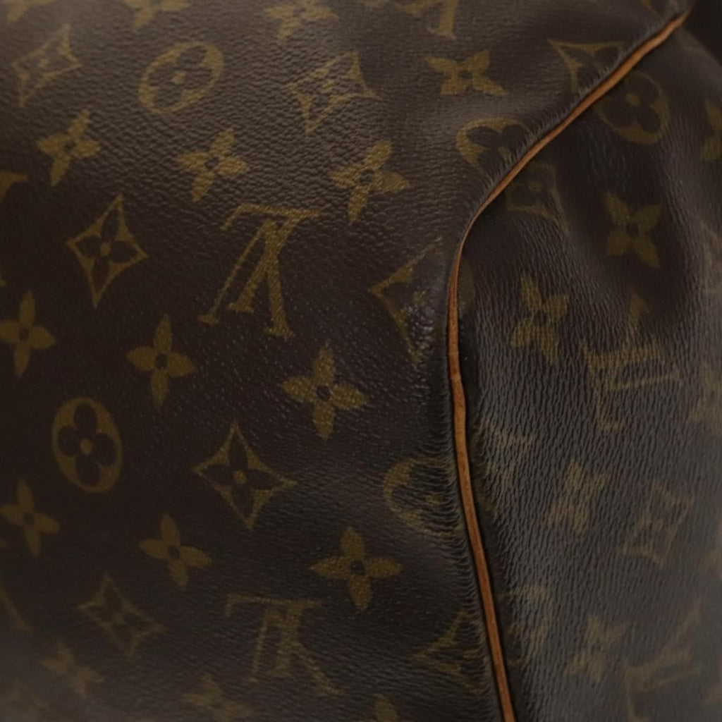 Louis Vuitton Keepall Bag Monogram Canvas Brown Canvas Travel Bag