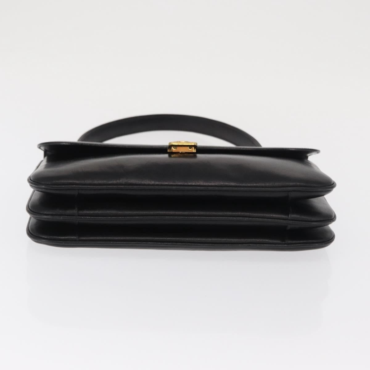 Celine Handbag Leather Black Leather Handbag
