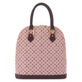 Louis Vuitton Alma Handbag Mini Lin Monogram Red Canvas Handbag