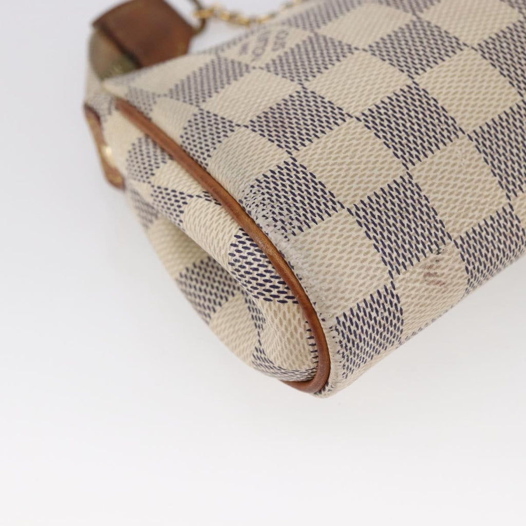 Louis Vuitton Eva Handbag Damier Beige Canvas Bag