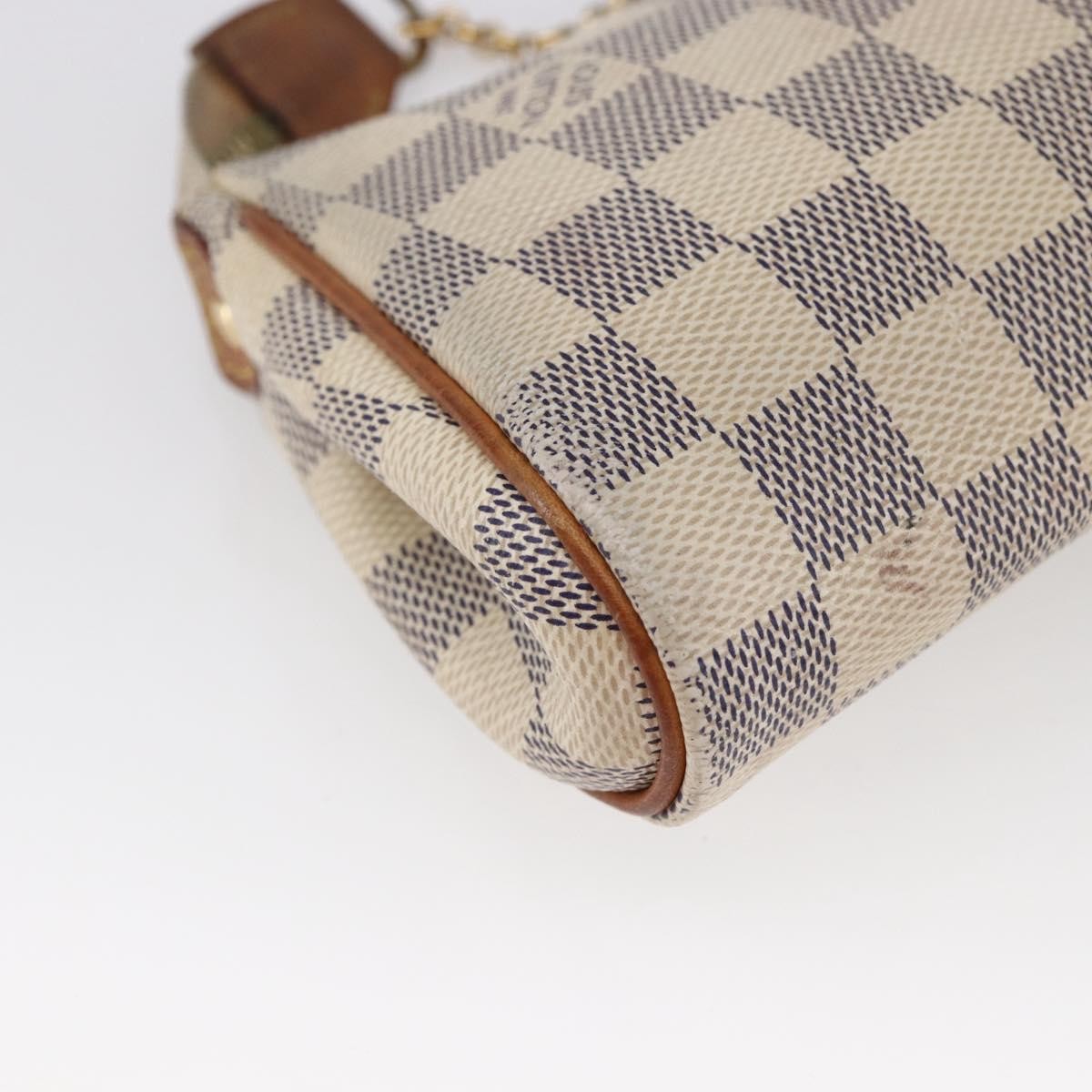 Louis Vuitton Eva Handbag Damier Beige Canvas Bag
