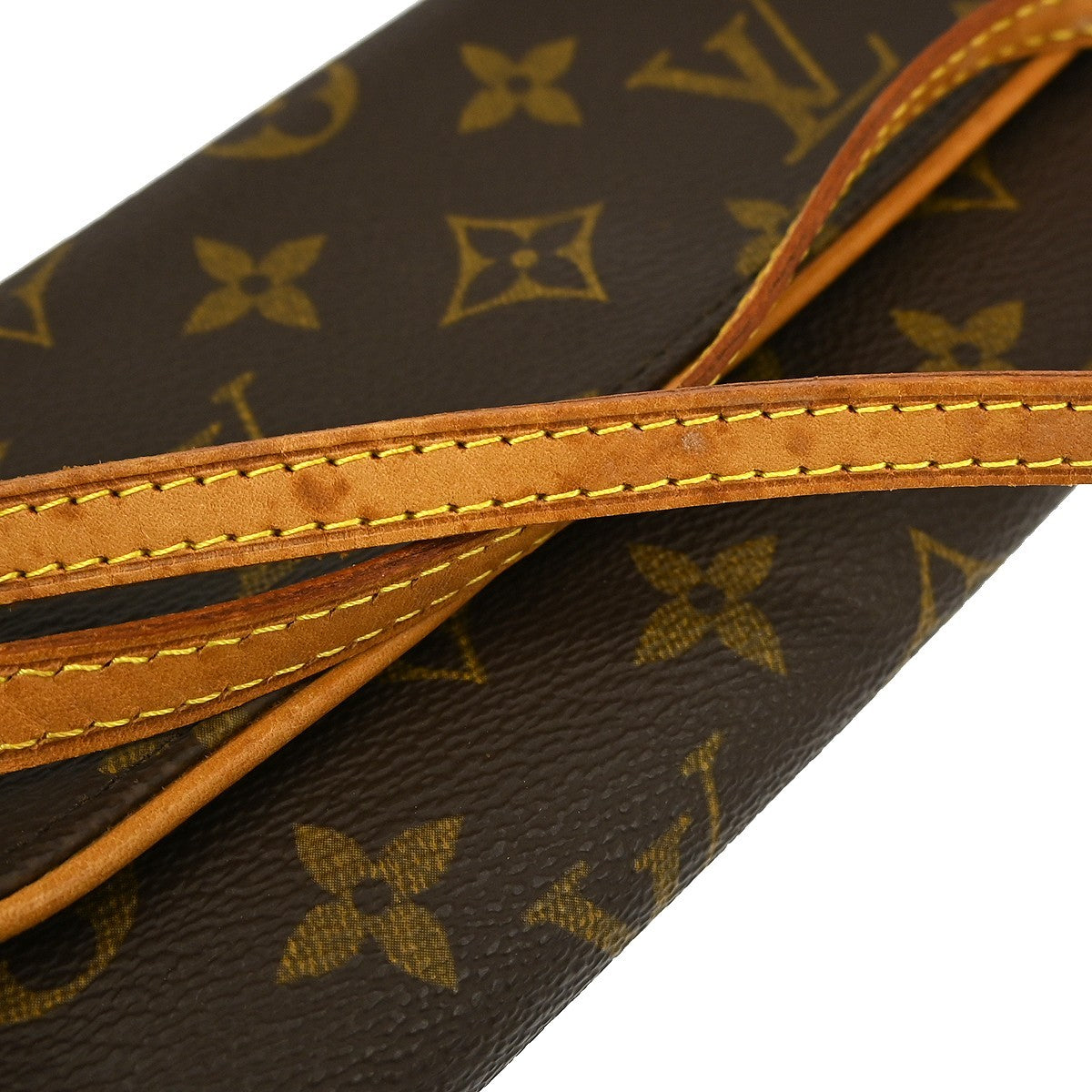 Louis Vuitton Twin Handbag Monogram Canvas Brown Canvas Clutche & Pouche Bag