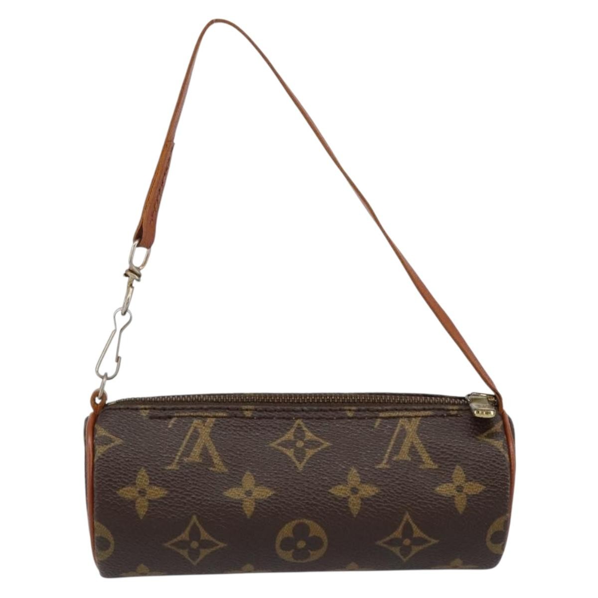 Louis Vuitton Papillon Pochette Monogram Canvas Brown Canvas Clutche & Pouche Bag