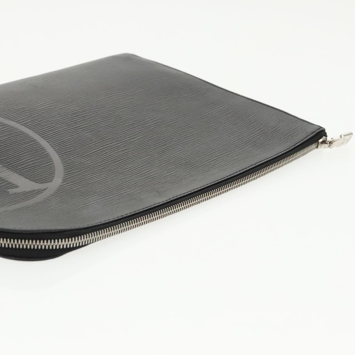 Louis Vuitton Pochette Jour Initials Epi Leather Black Leather Clutche & Pouche Bag