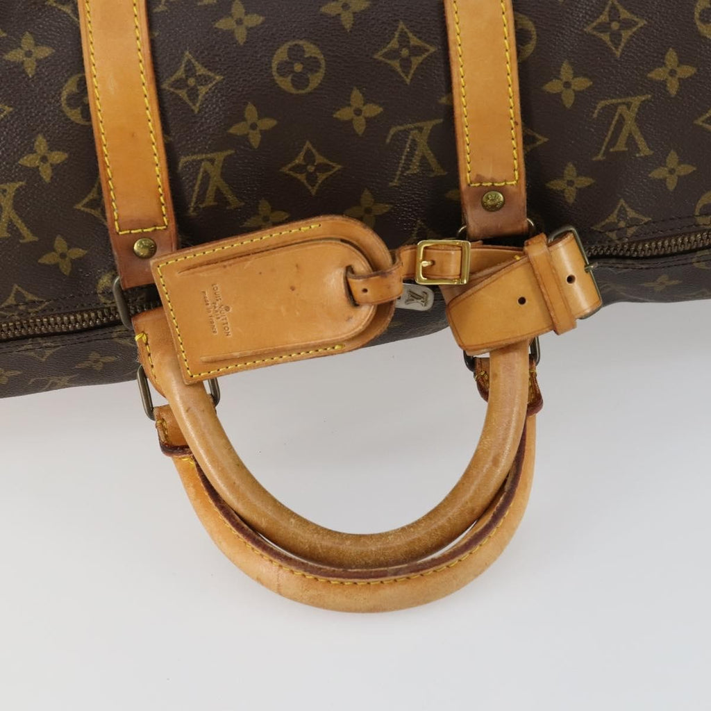 Louis Vuitton Keepall Bag Monogram Canvas Brown Canvas Travel Bag
