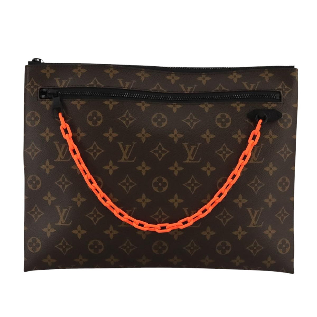 Louis Vuitton Solar Ray A4 Pouch Monogram Canvas Brown Canvas Clutche & Pouche Bag