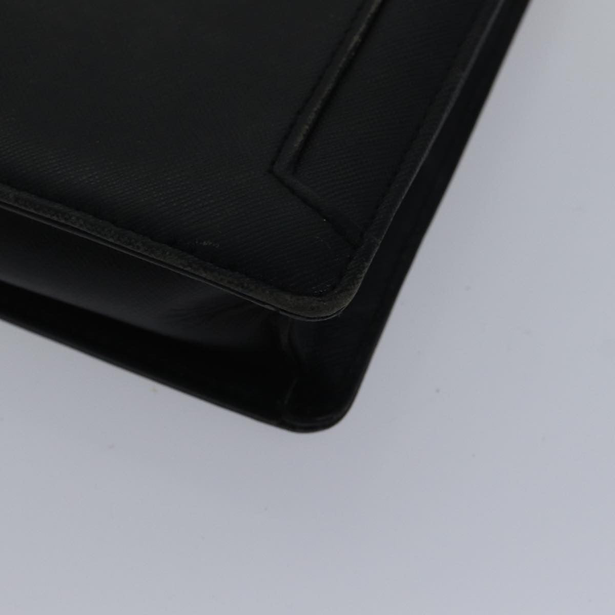 Burberry Vintage Pouch Leather Black Leather Clutche & Pouche Bag