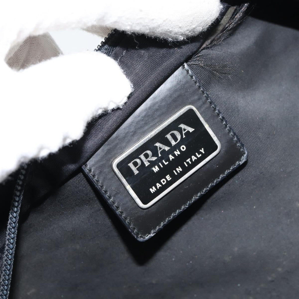 Prada Flat Messenger Bag Tessuto Black Nylon Shoulder Bag Bag