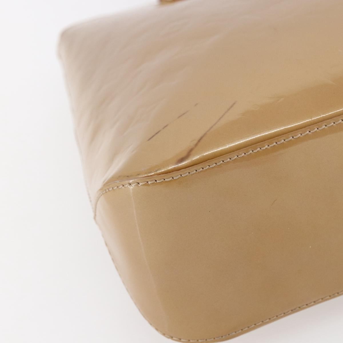 Louis Vuitton Brentwood Handbag Monogram Vernis Brown Patent_Leather Bag
